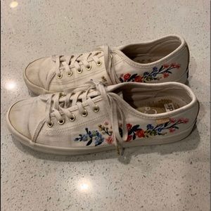 Rifle Paper Co. embroidered KEDS
